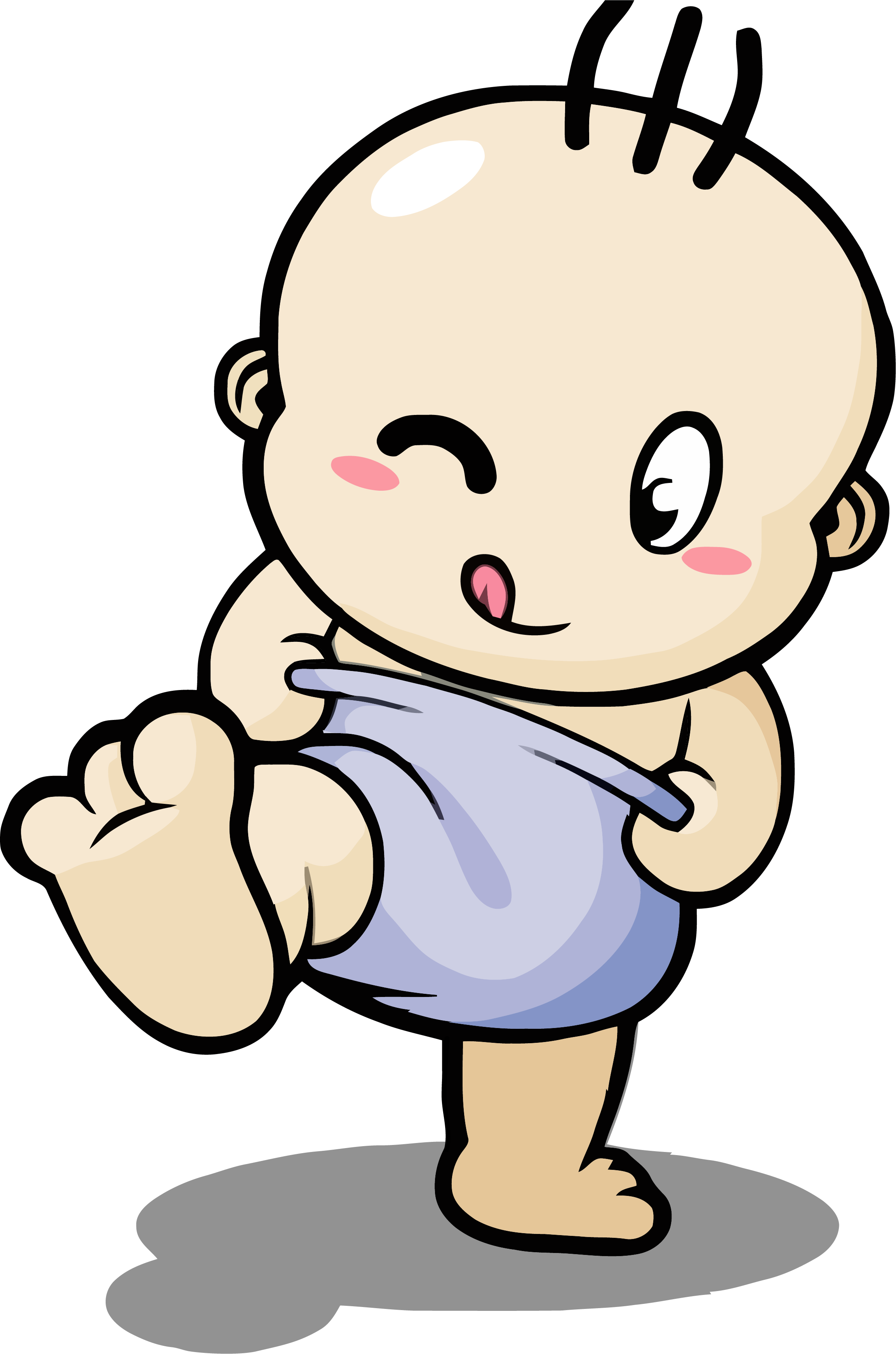 diaper clipart baby walking