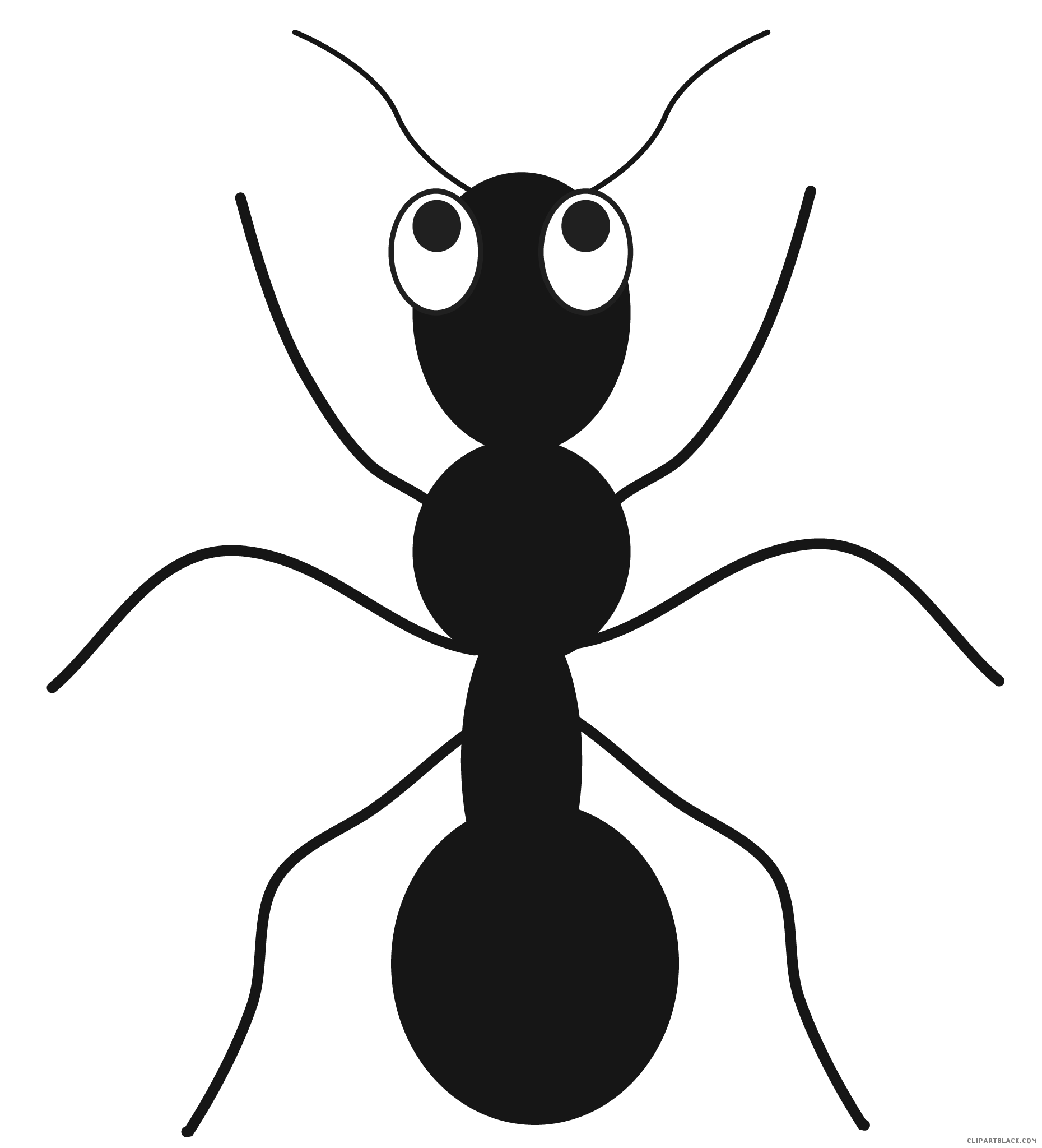Black and white ants. Hills clipart ant