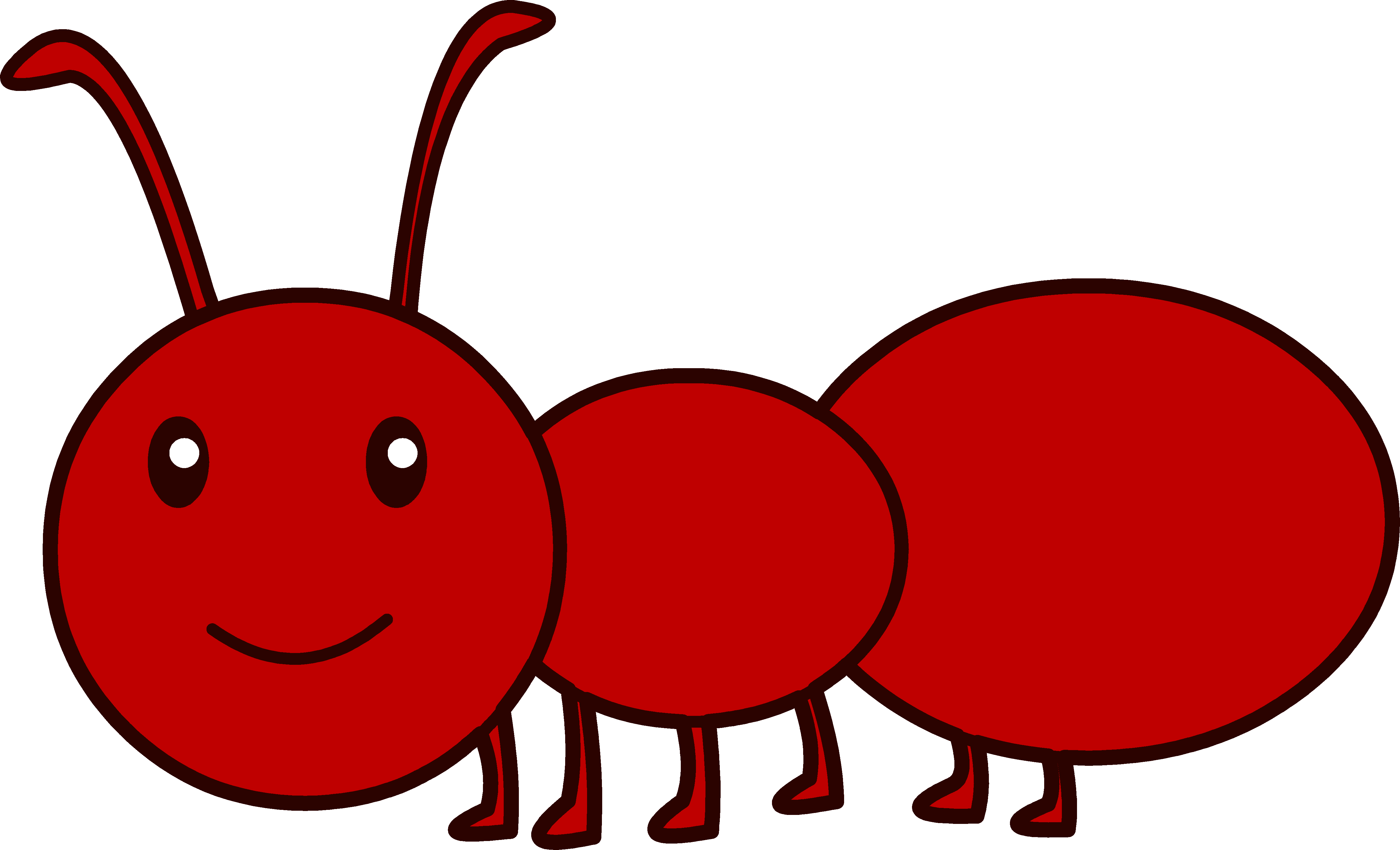 Clipart letters ant. Cute format red free