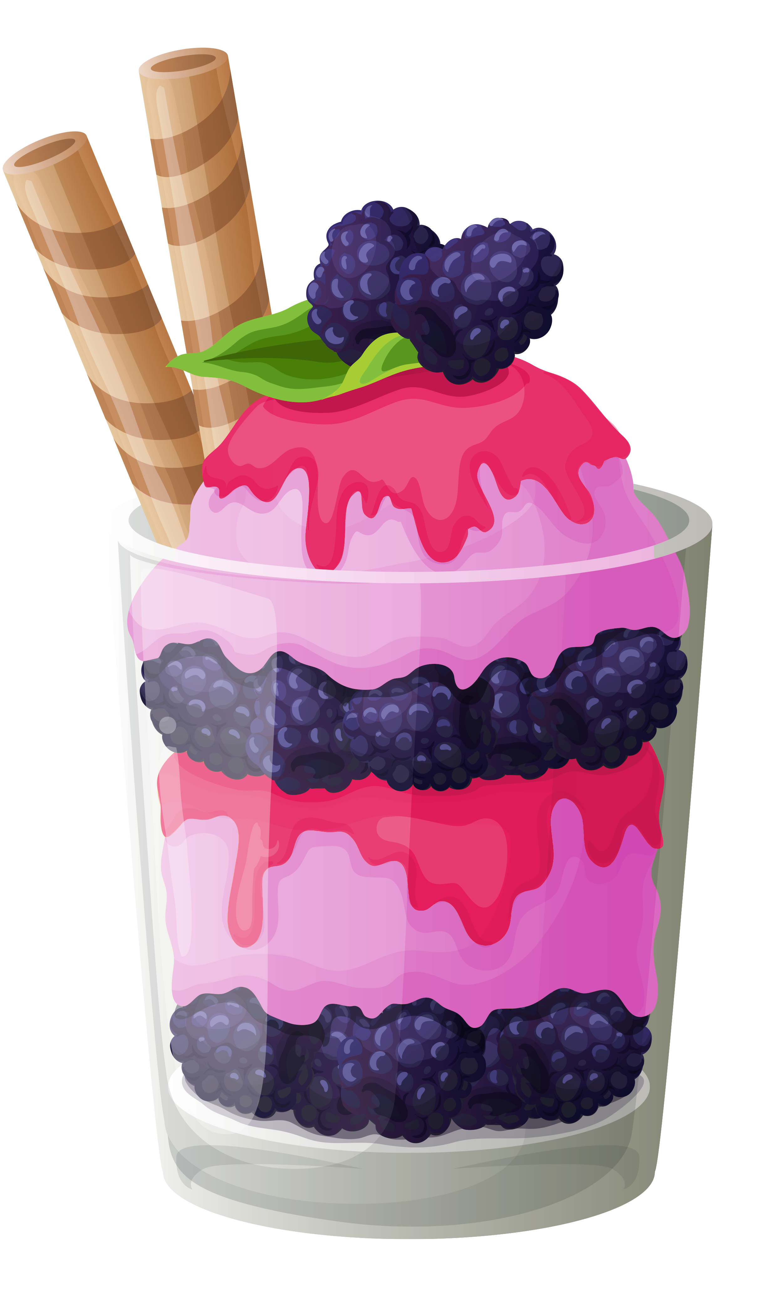Pink ice cream cup. Foods clipart charity