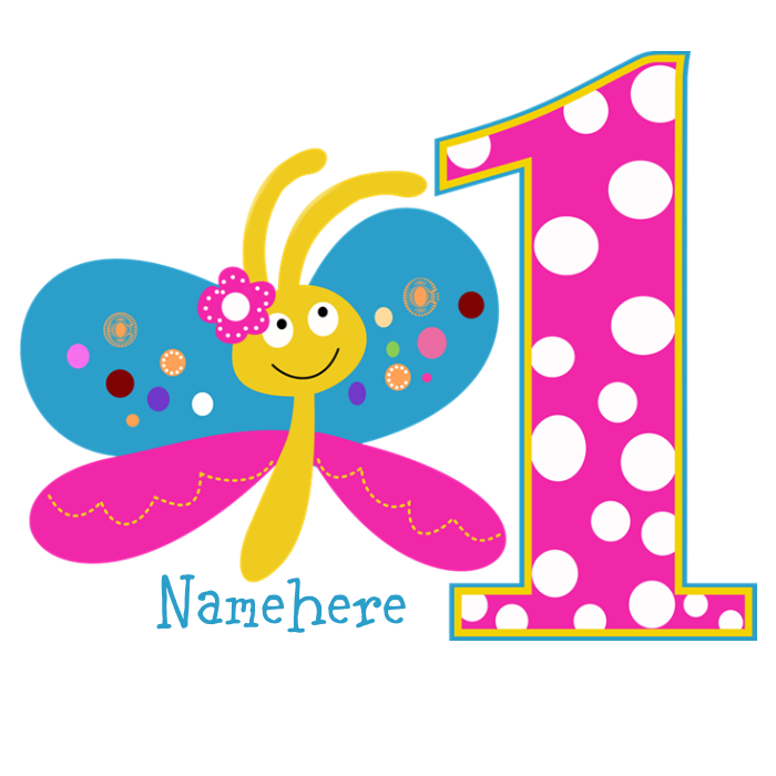 First birthday burp cloth. Clipart baby butterfly