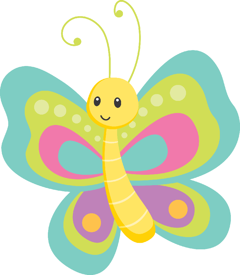 clipart child butterfly