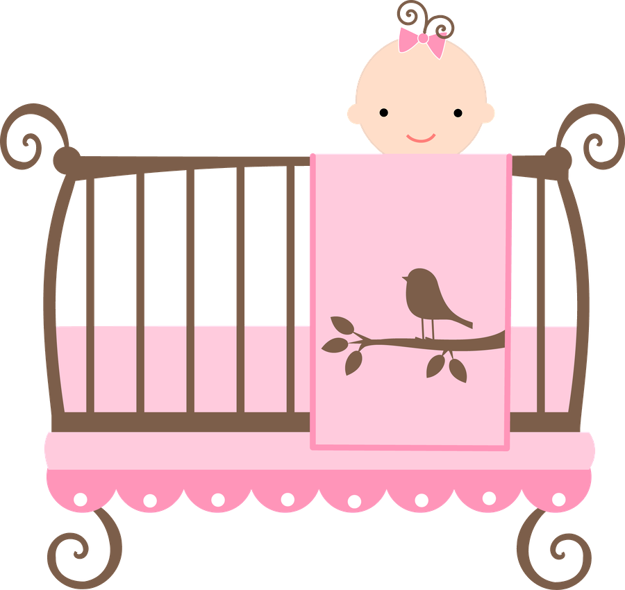 nursery clipart baby bed
