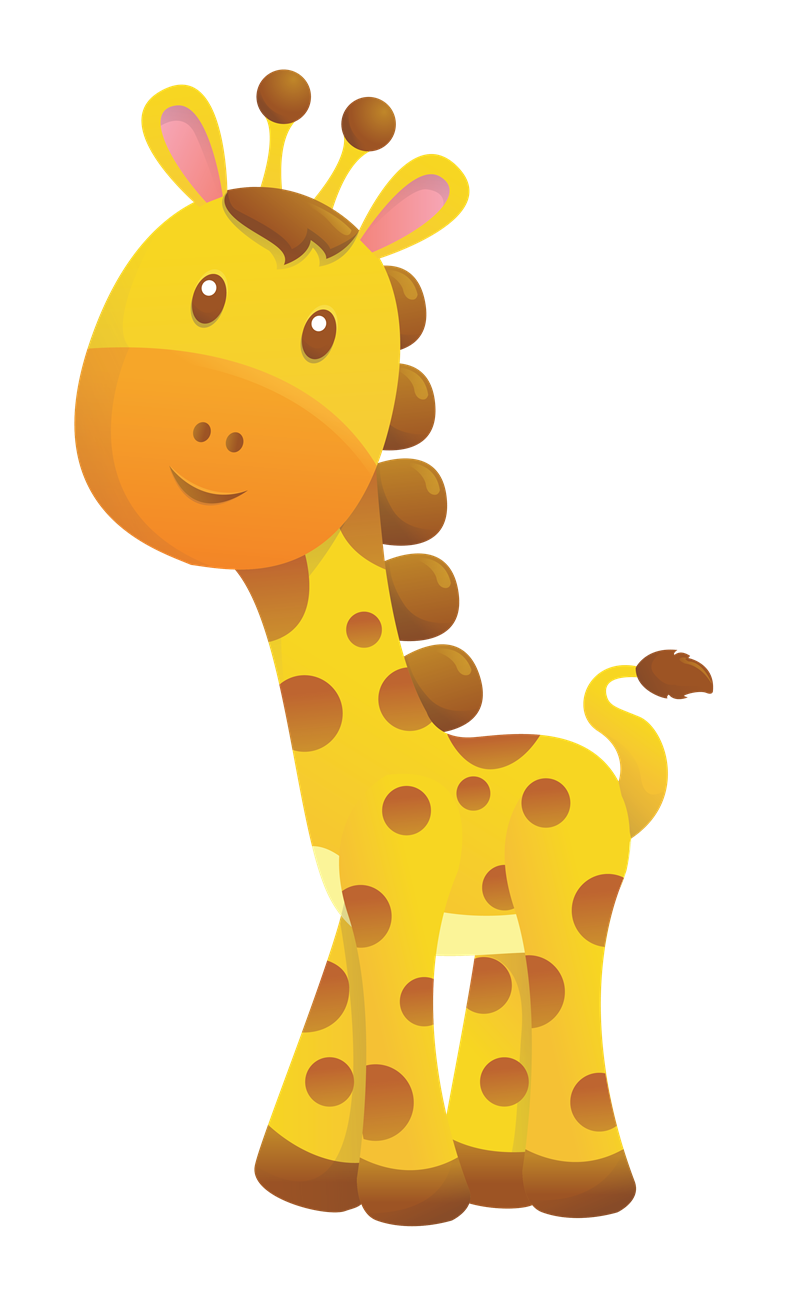 Cute baby . Clipart giraffe head