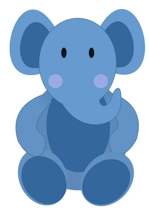 Free vector elephant available. Clipart baby graphic