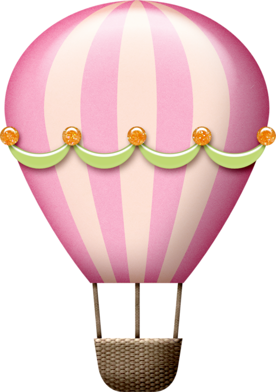clipart baby hot air balloon