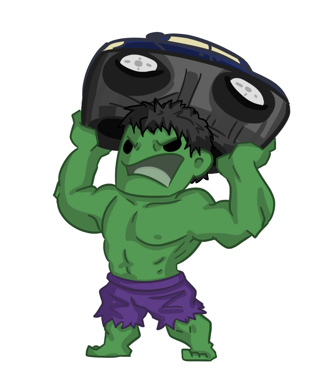hulk clipart cute little cartoon