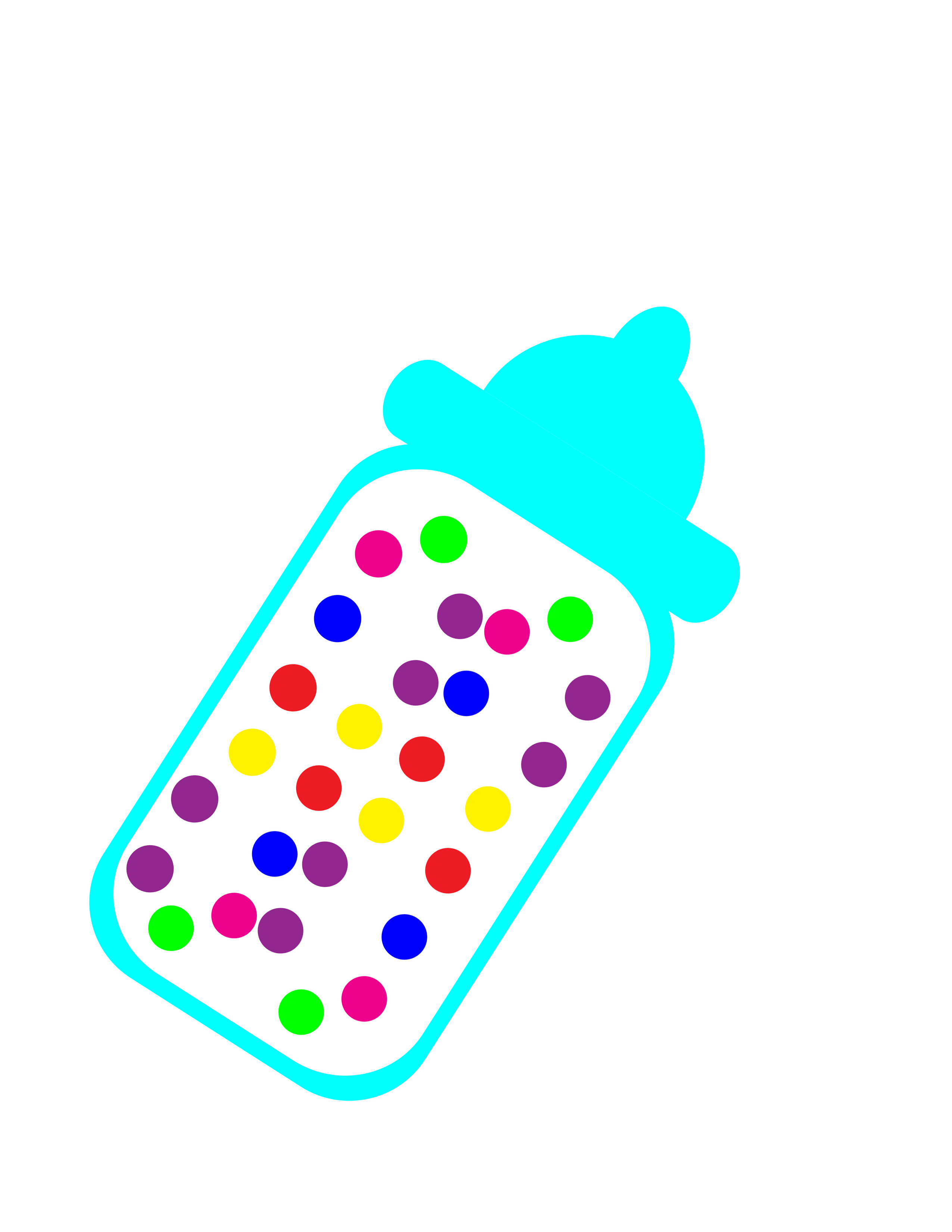 one clipart jelly bean