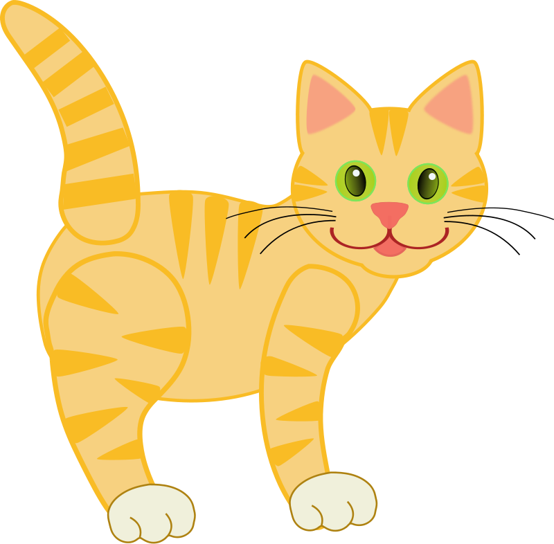 The clip art images. Kitty clipart tabby cat