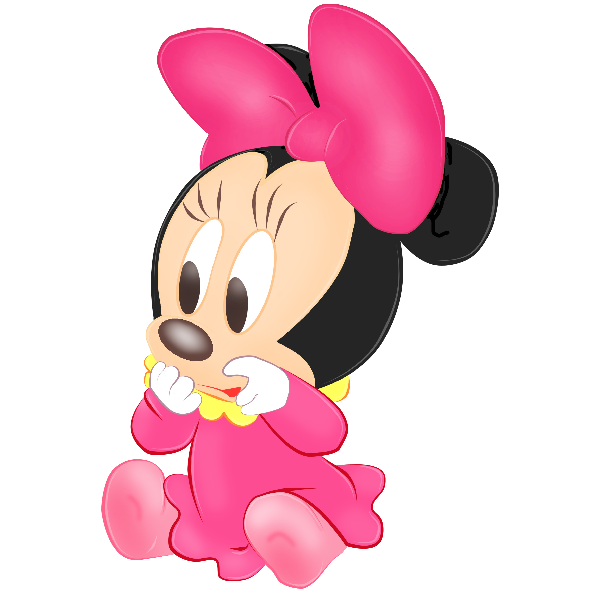 clipart baby micky mouse