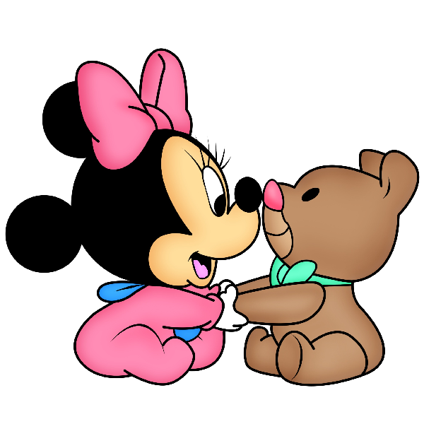 clipart baby minnie mouse