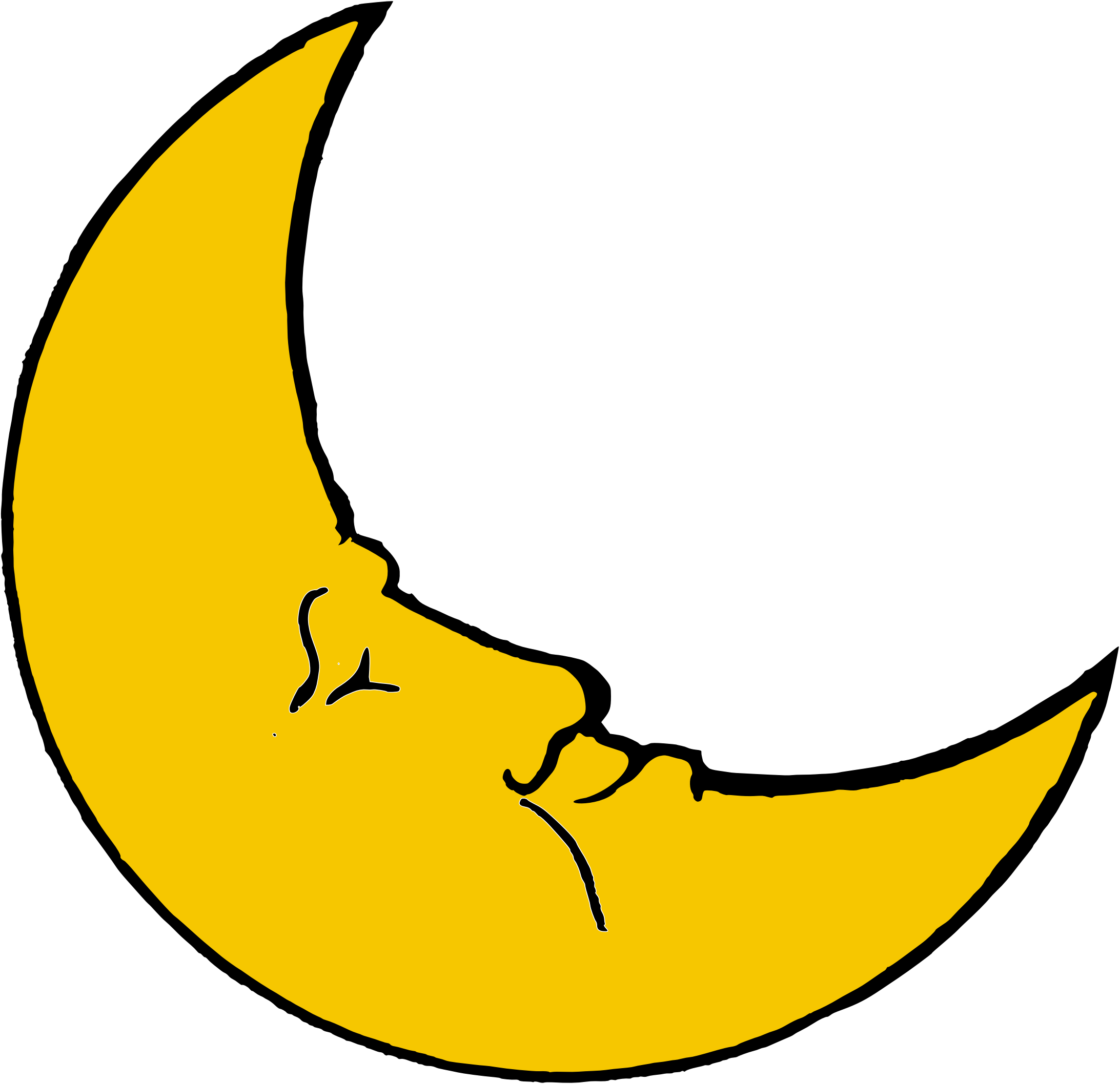 moon clipart transparent background