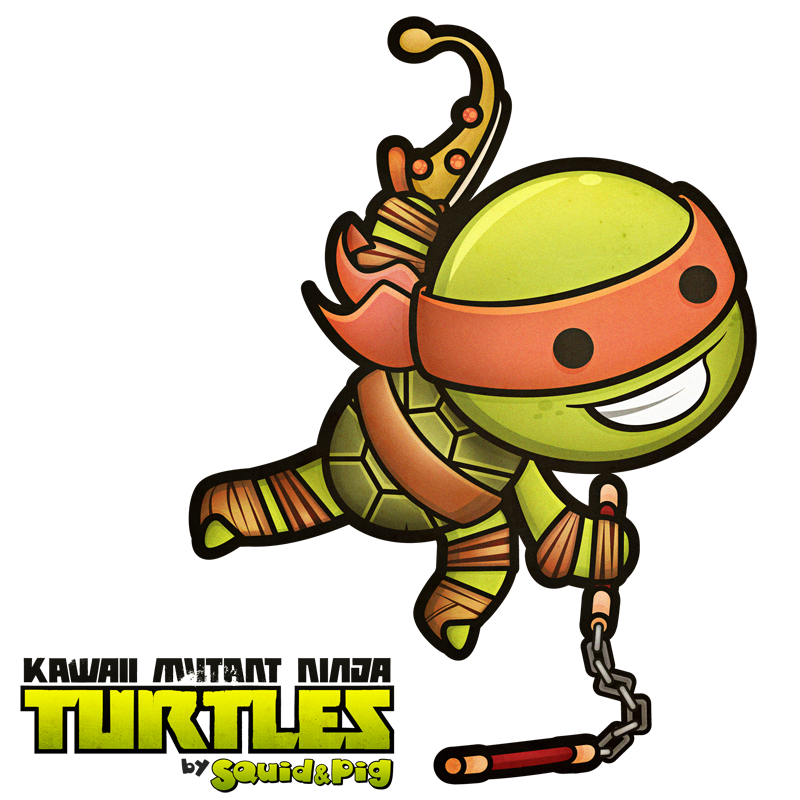 clipart baby ninja turtles