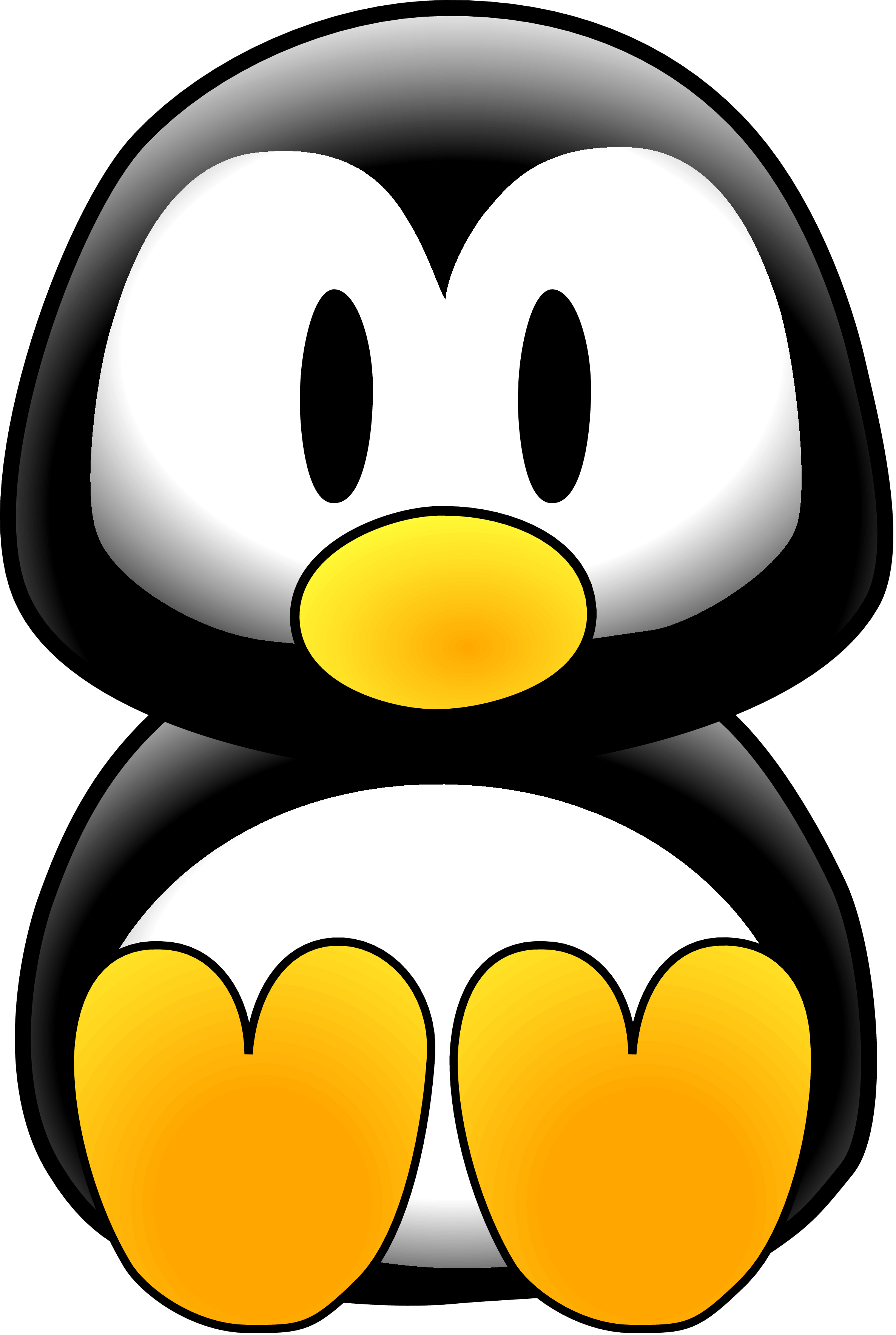 Baby penguin free images. Clipart walking dictionary
