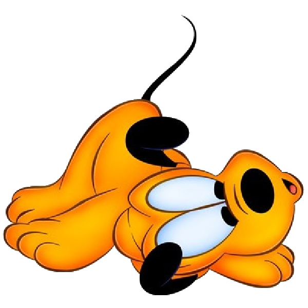 Dogs clipart clear background. Disney pluto the dog