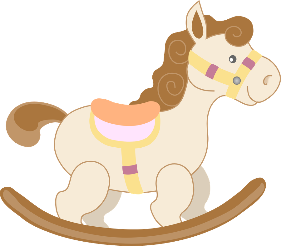 clipart toys rocking horse