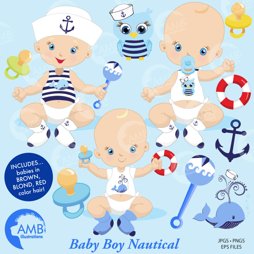 nautical clipart baby boy