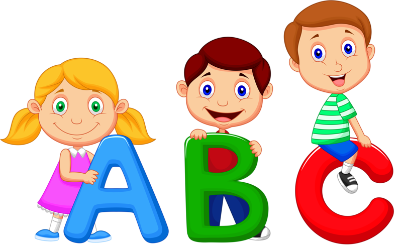 kids clipart alphabet