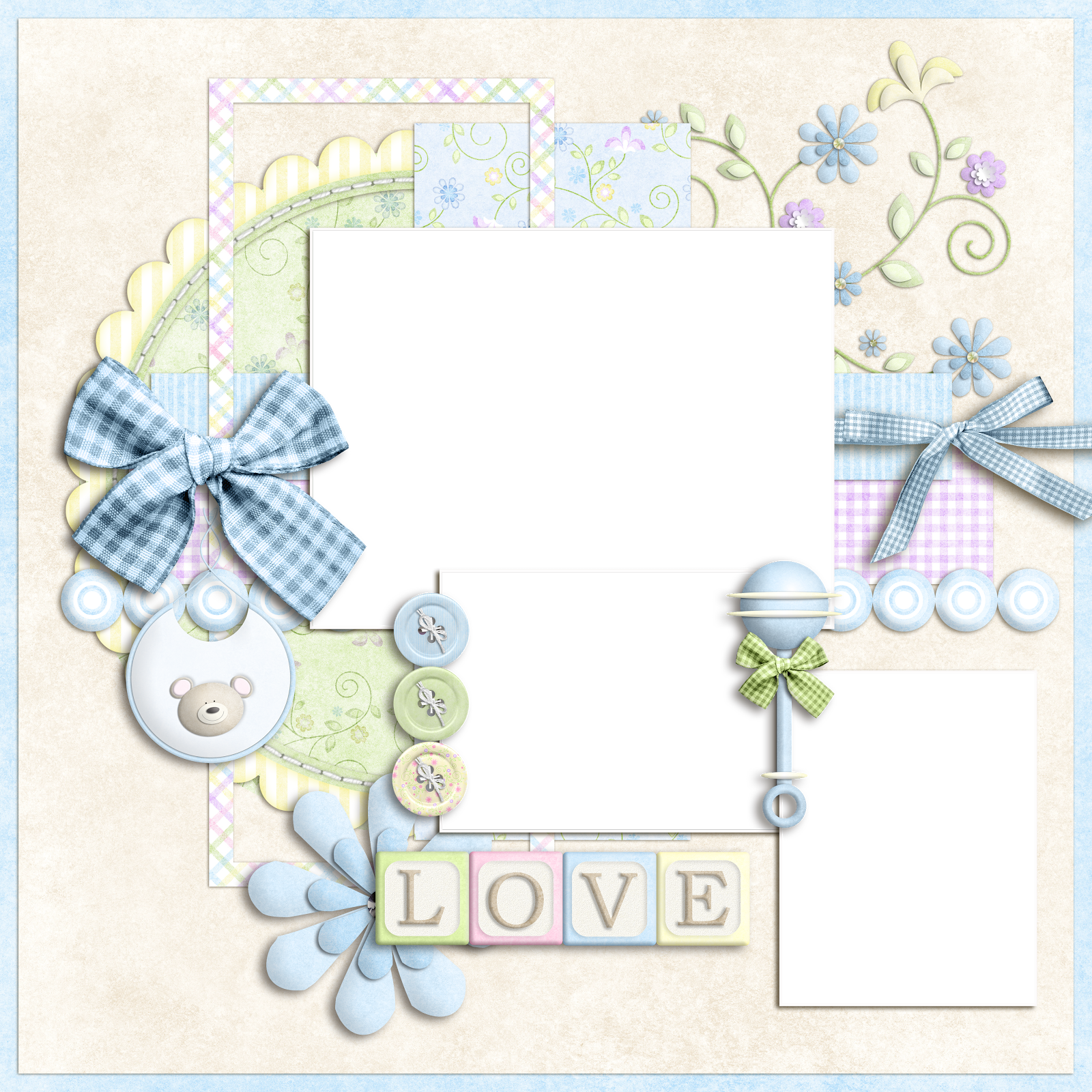 clipart baby scrapbook