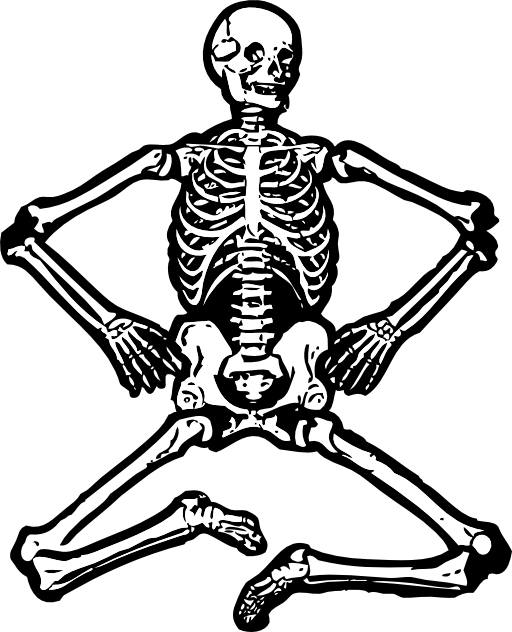Clipart skeleton border. I royalty free public