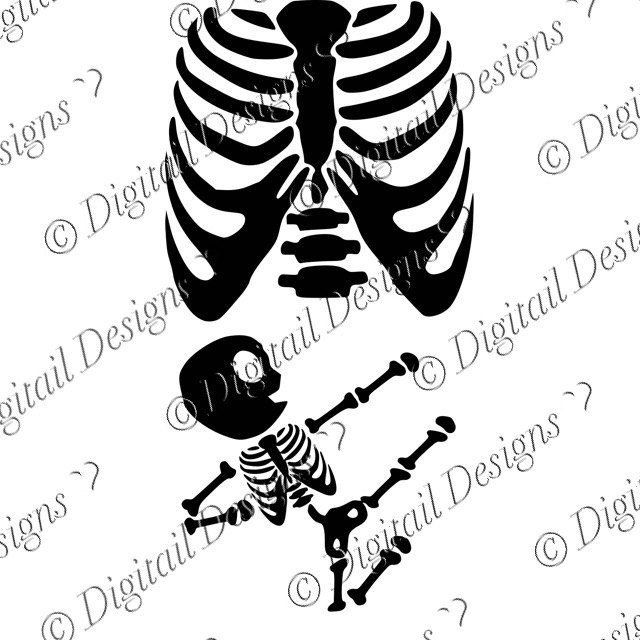 clipart skeleton file