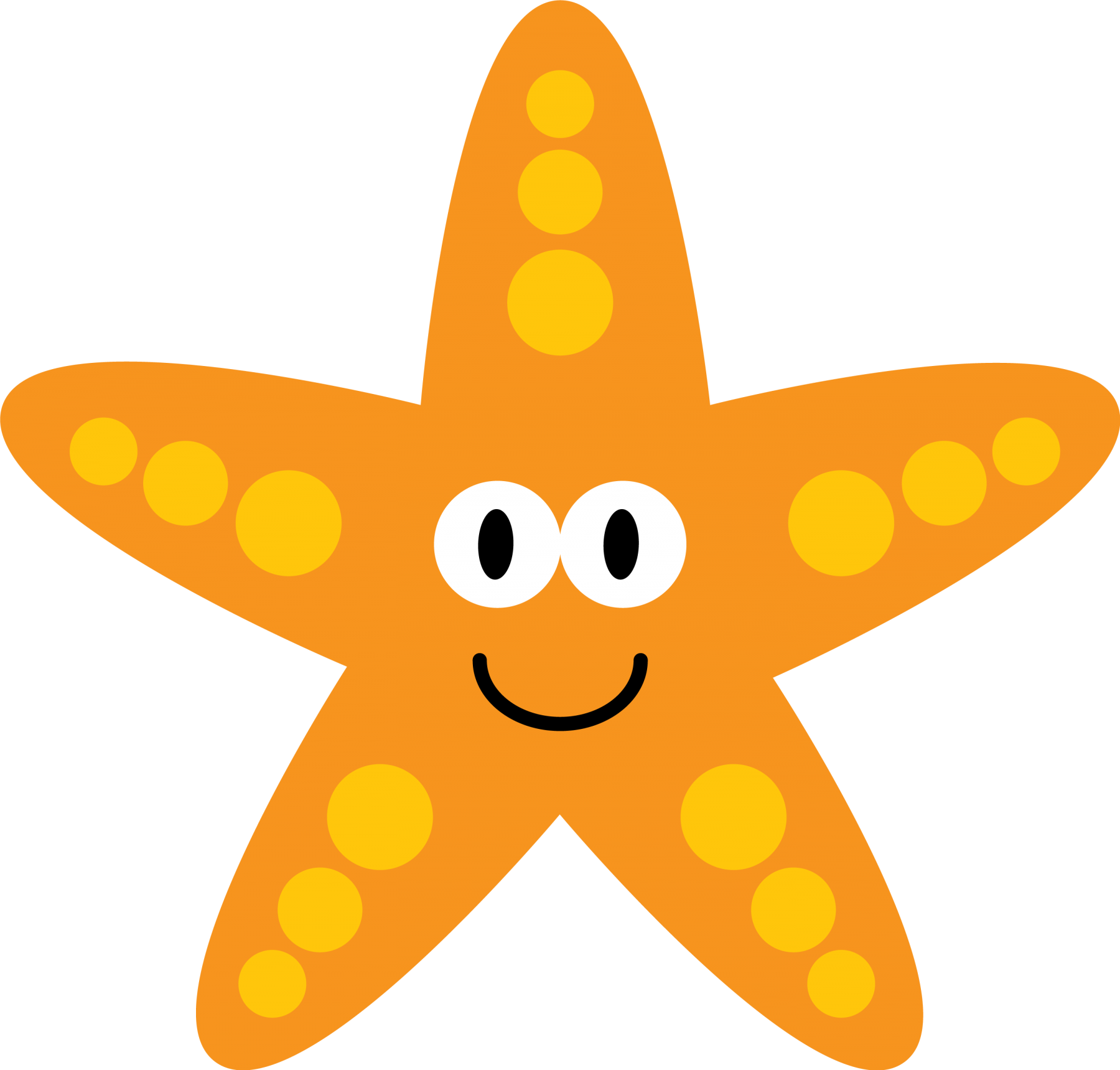 clipart baby starfish