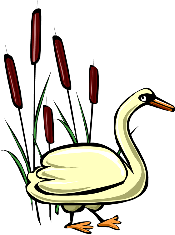 Free . Clipart baby swan