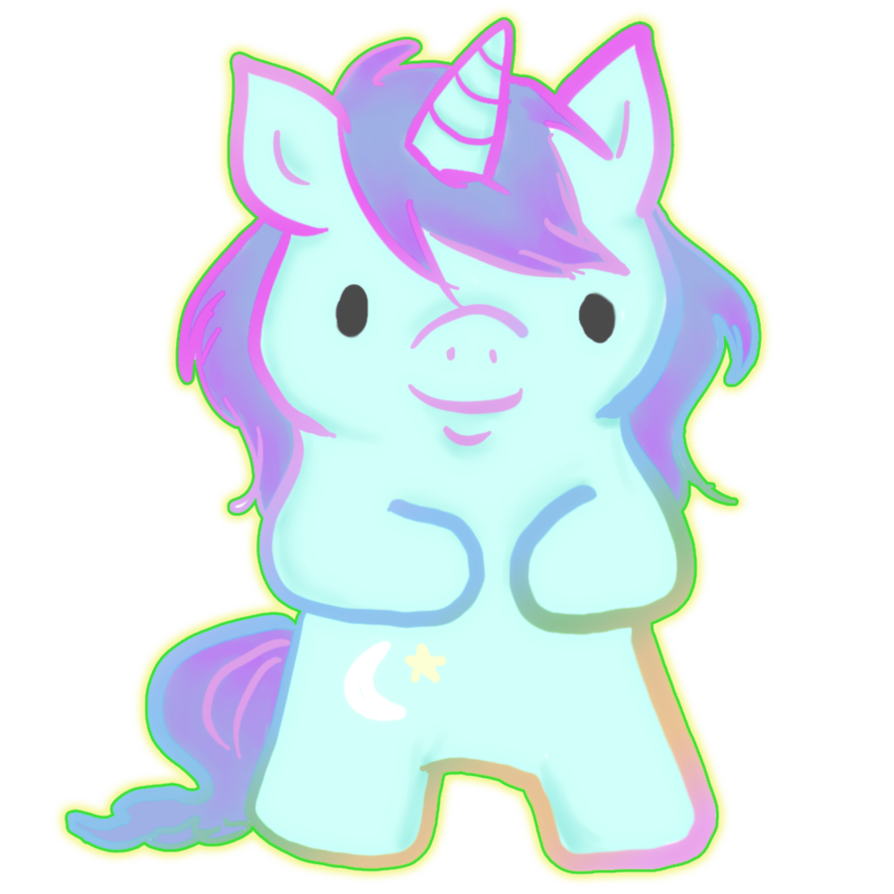 fat clipart unicorn