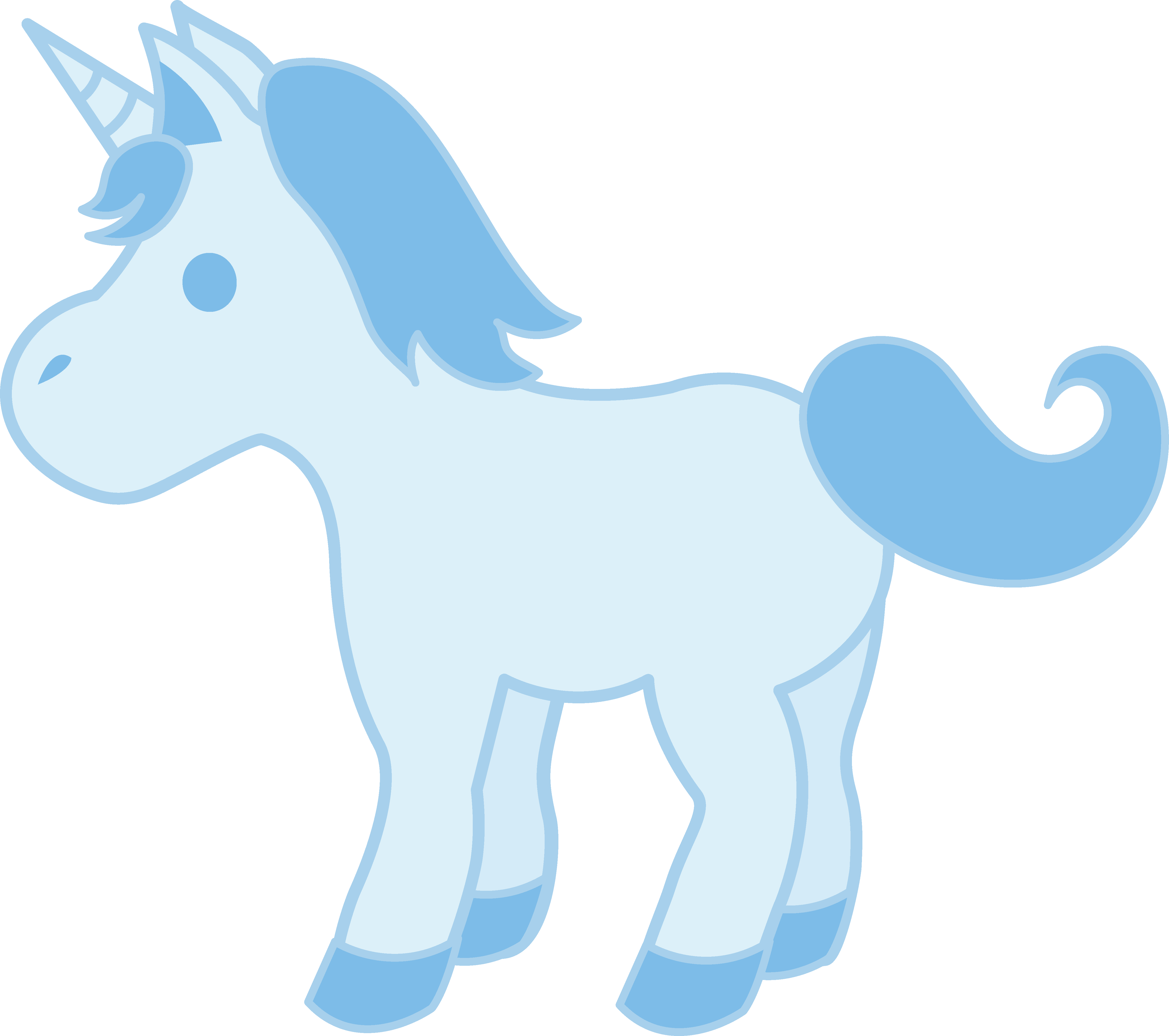 Baby at getdrawings com. Clipart unicorn light blue
