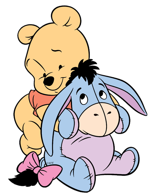 Hug clipart character winnie the pooh. Baby clip art disney