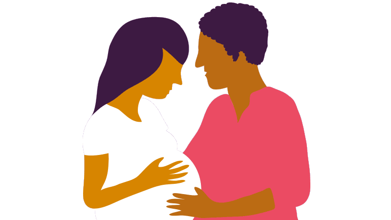 Mother clipart pregnant lady. Pregnancy weeks and trimesters