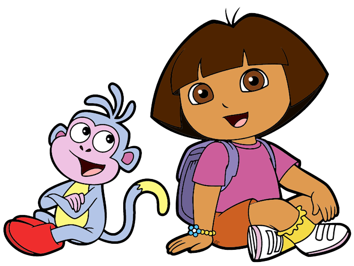 Dora the explorer clip. Clipart backpack animated