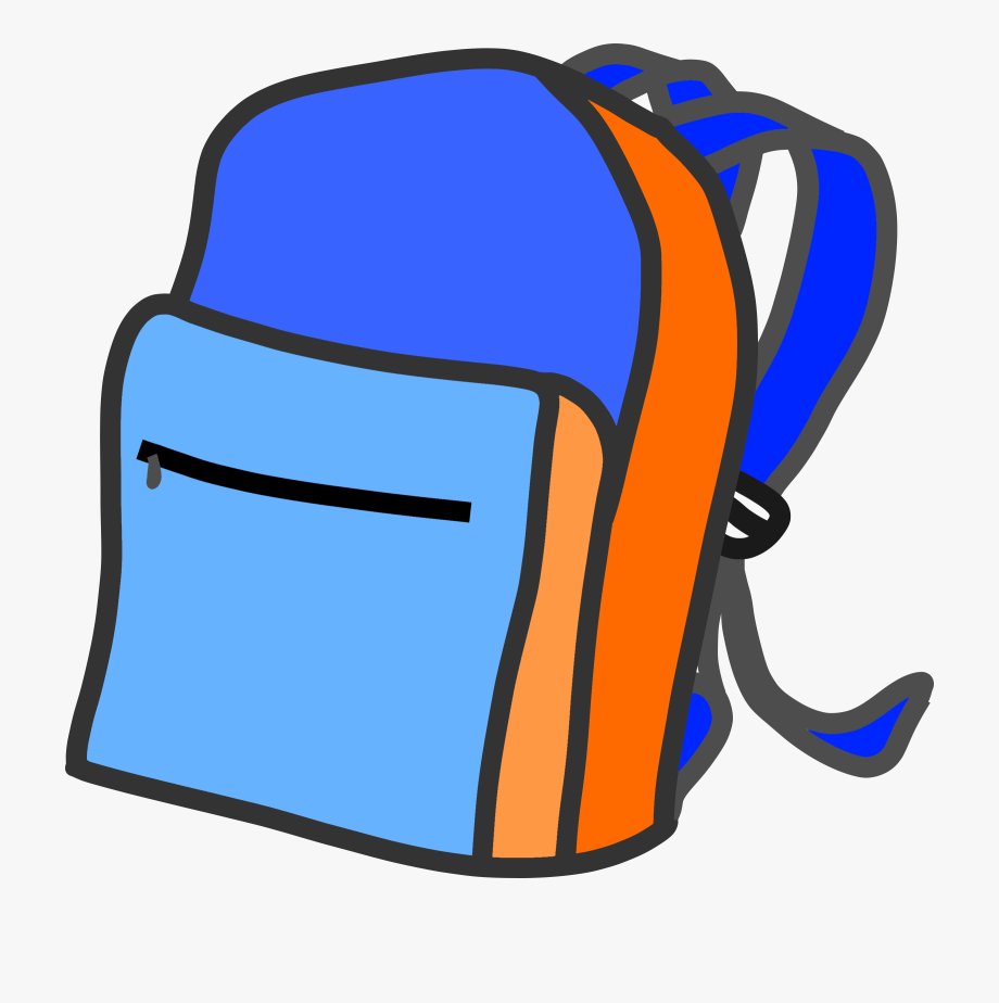 clipart backpack back pack