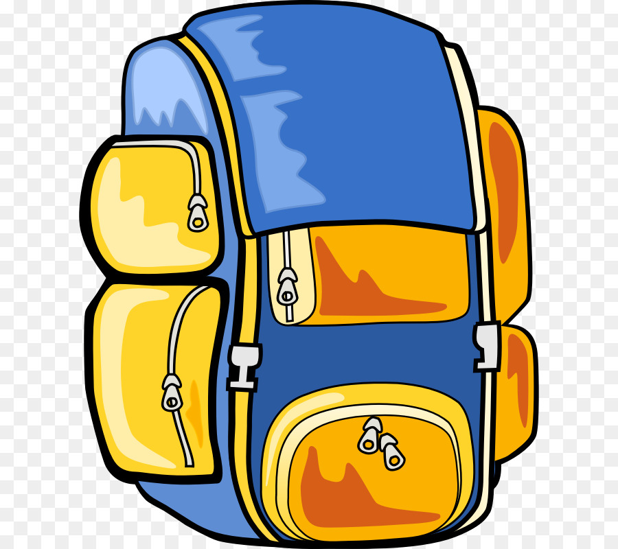 clipart backpack cartoon