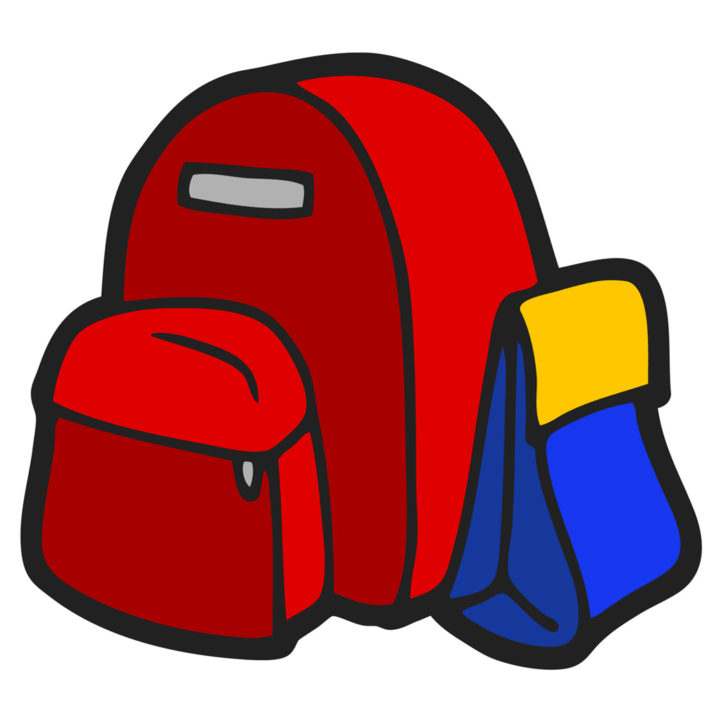 clipart backpack coat