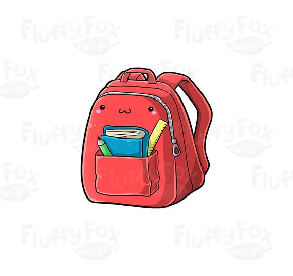 clipart backpack cute backpack