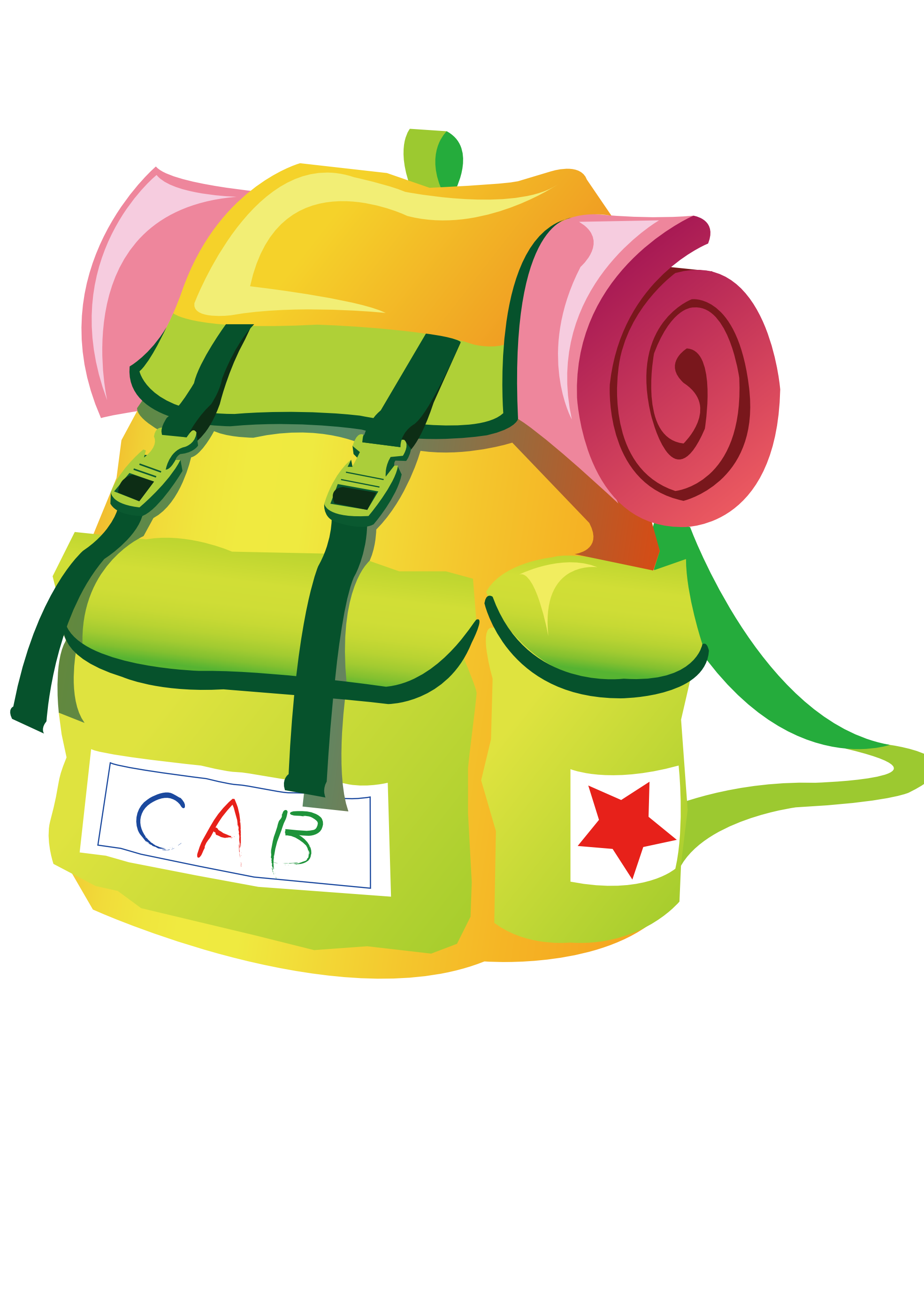clipart backpack digital