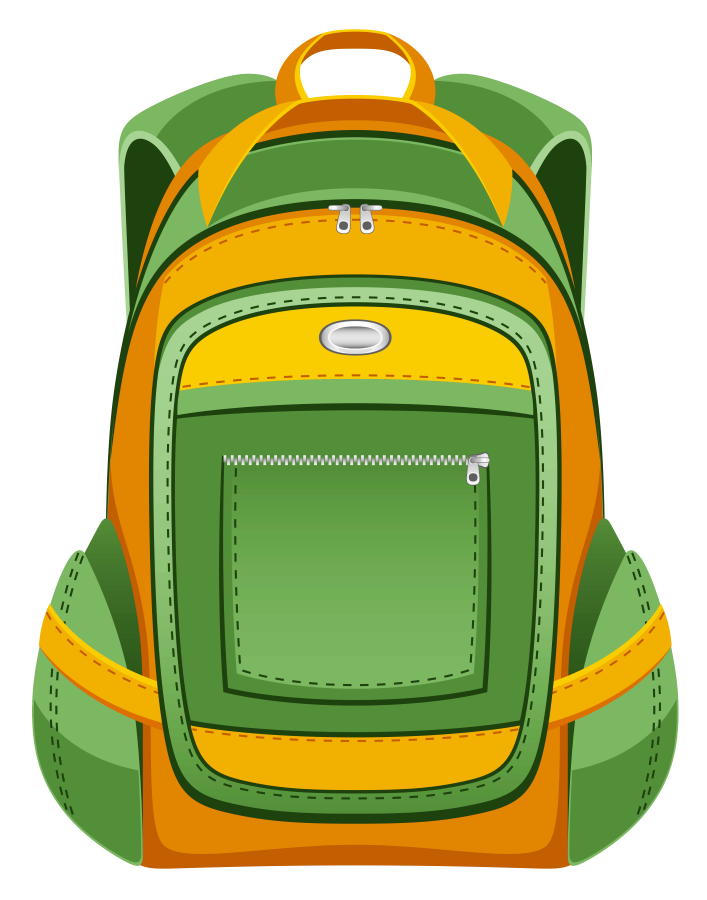 clipart backpack elementary education