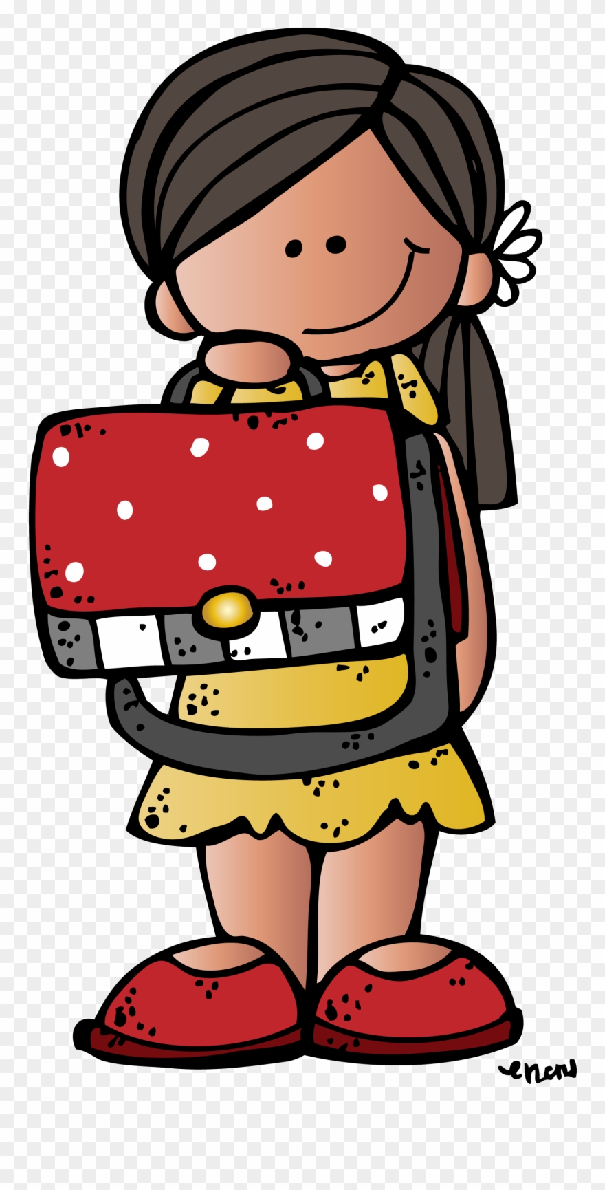Education pinclipart . Clipart backpack girl backpack