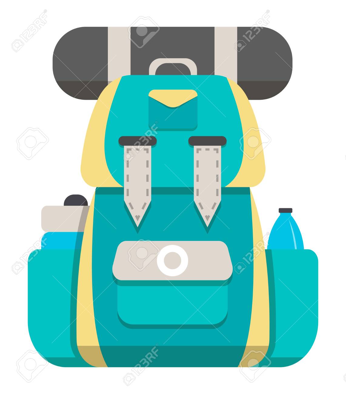 clipart backpack mountain
