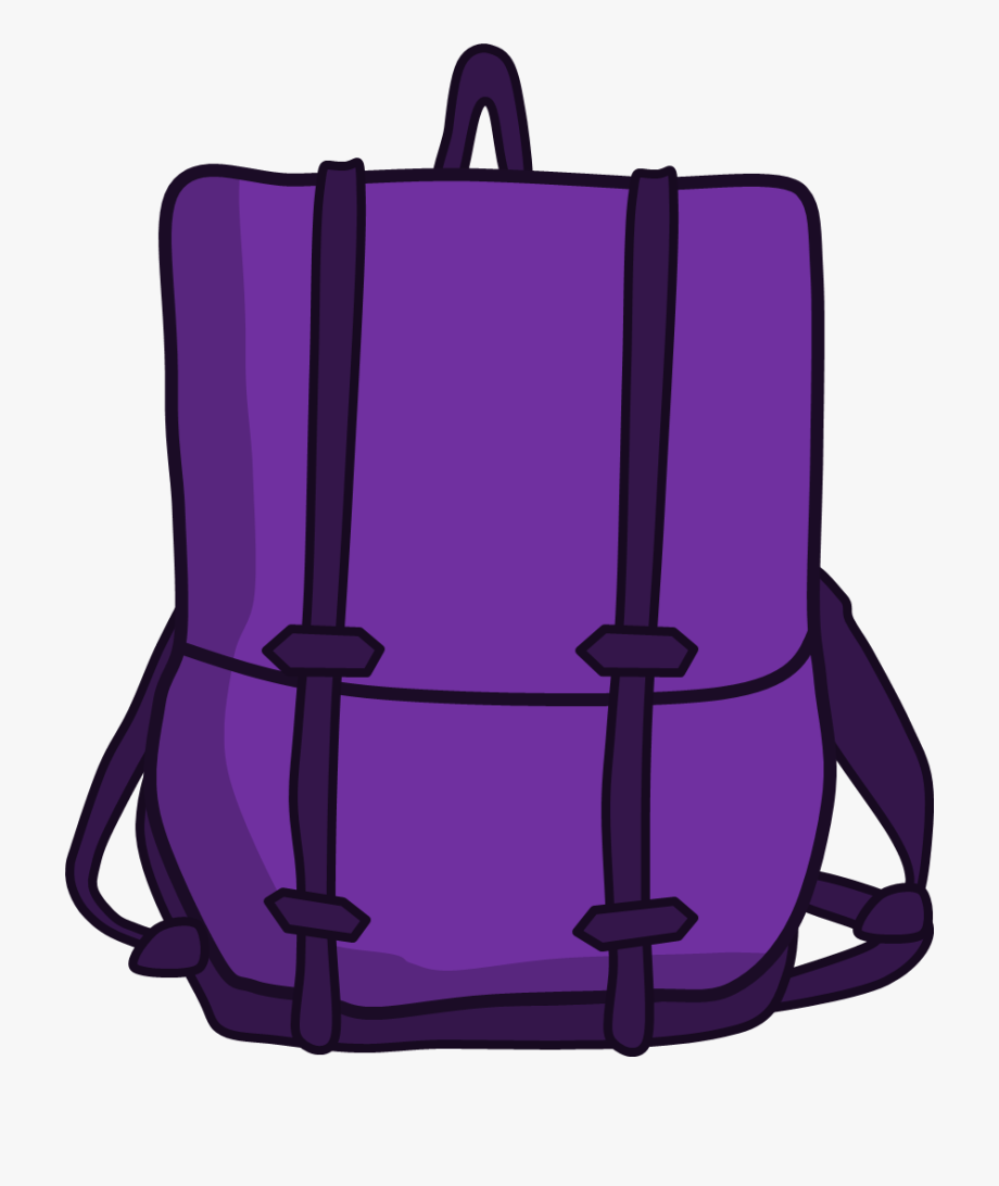 clipart backpack purple backpack