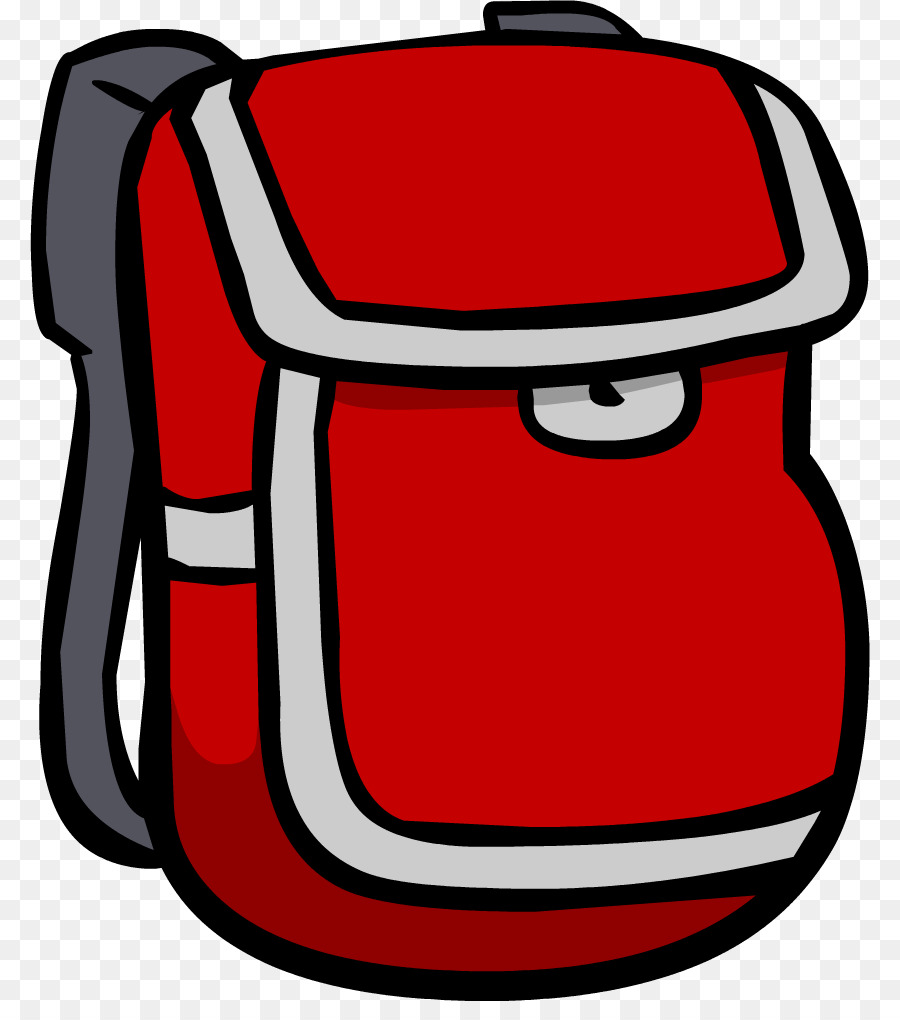 clipart backpack red bag