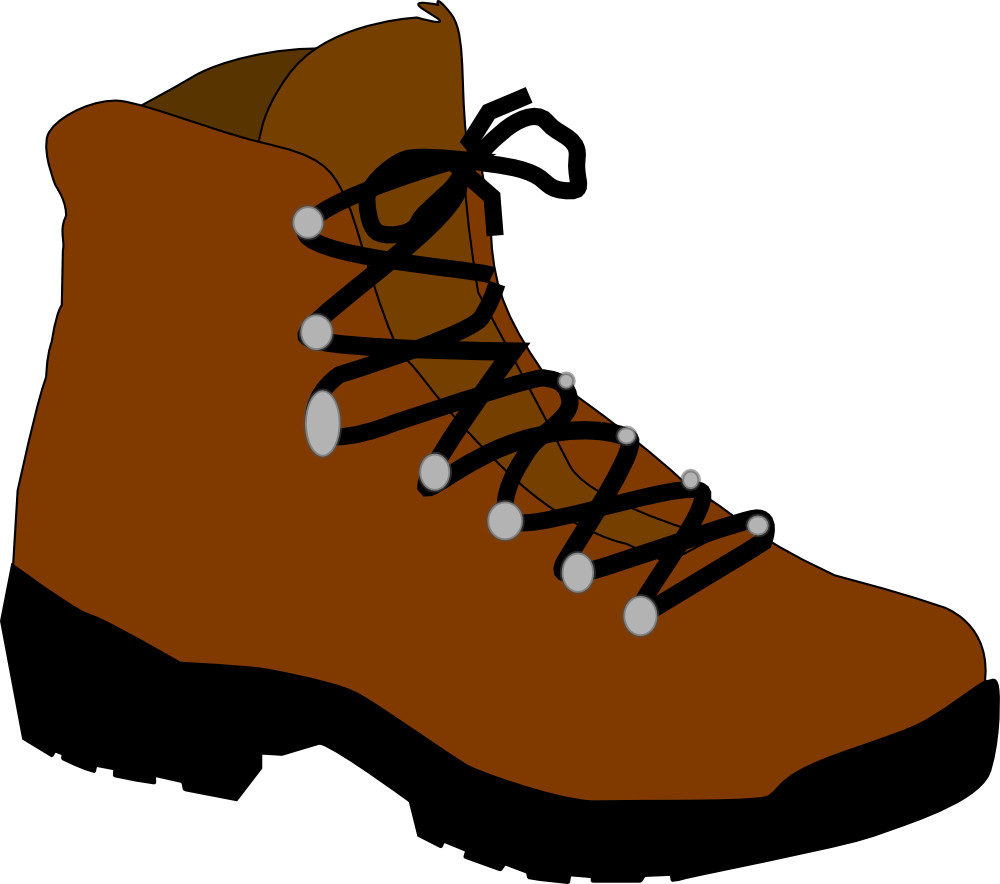 Hiking panda free images. Fire clipart boot