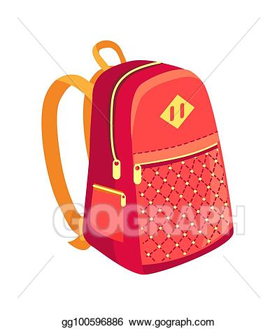 clipart backpack side view