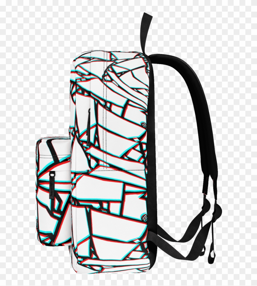 Clipart backpack simple. Pocket bag is and
