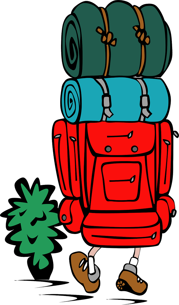 clipart tent travel
