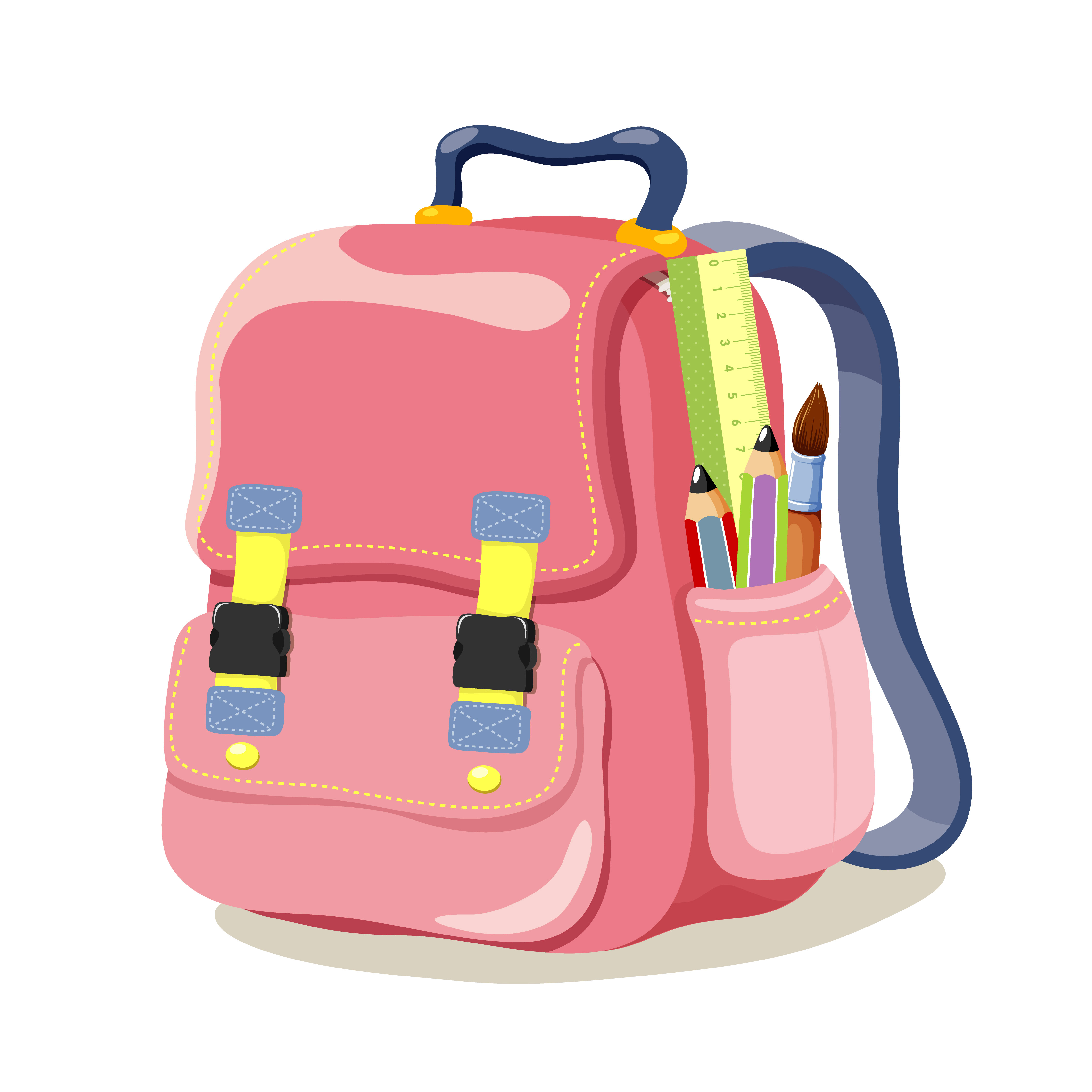 clipart backpack vector