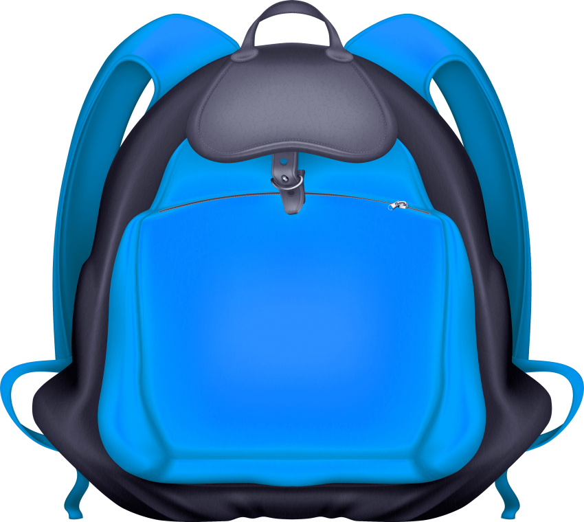 clipart backpack woman transparent