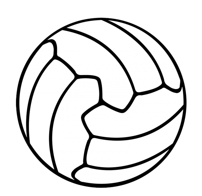 clipart ball black and white