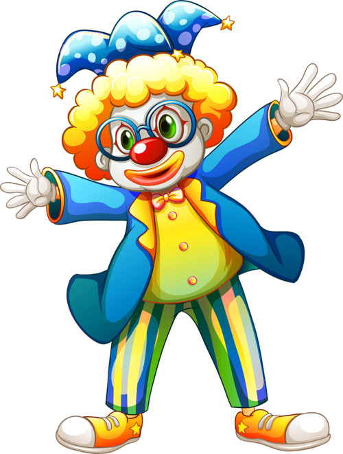 clipart ball clown